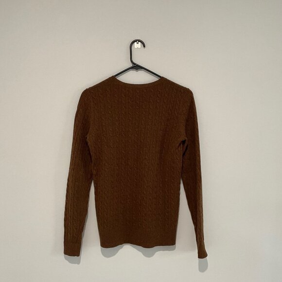 Sutton Studio Cashmere Brown Sweater Size S - Picture 8 of 10
